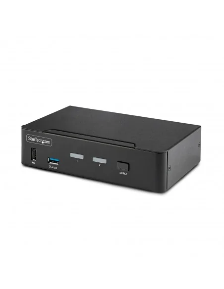 StarTech.com 2-Port DisplayPort KVM Switch, 8K 60Hz / 4K 144Hz, Single