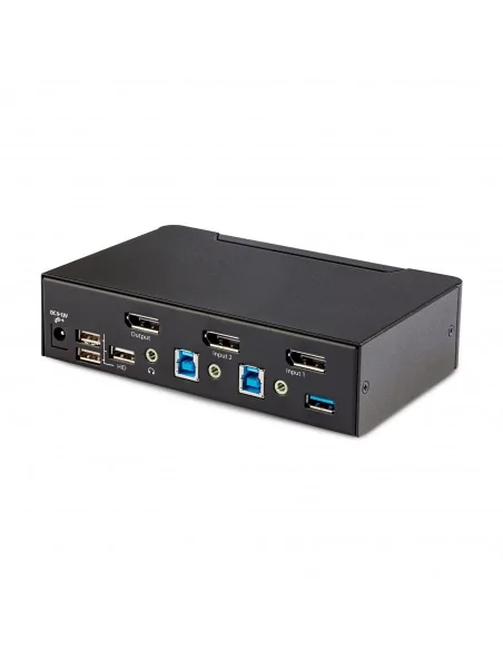 StarTech.com 2-Port DisplayPort KVM Switch, 8K 60Hz / 4K 144Hz, Single