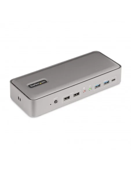 StarTech.com Dual-Laptop USB-C KVM Docking Station, Dual Monitor 4K 60