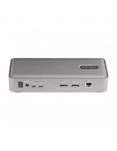 StarTech.com Dual-Laptop USB-C KVM Docking Station, Dual Monitor 4K 60 2