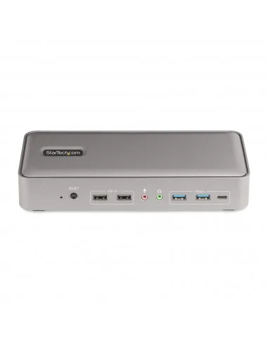 StarTech.com Dual-Laptop USB-C KVM Docking Station, Dual Monitor 4K 60