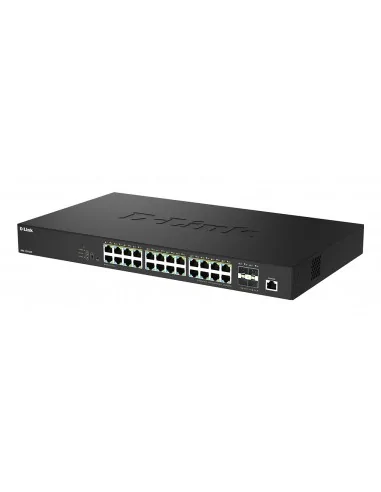 D-Link 28-Port 2.5G Multi-Gigabit PoE++ Smart Managed Switch with 4 x 