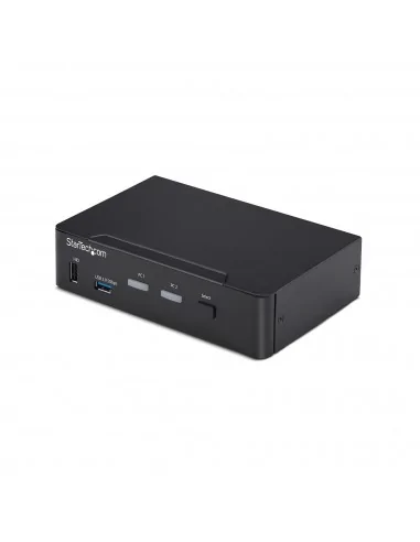 StarTech.com 2-Port DisplayPort KVM Switch, 4K 60Hz, DP 1.2, EDID Mana