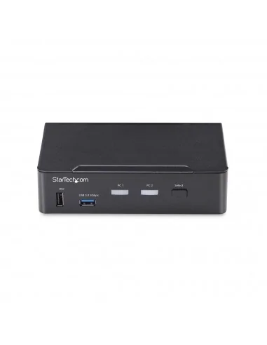 StarTech.com 2-Port DisplayPort KVM Switch, 4K 60Hz, DP 1.2, EDID Mana