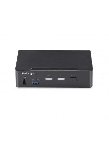 StarTech.com 2-Port DisplayPort KVM Switch, 4K 60Hz, DP 1.2, EDID Mana