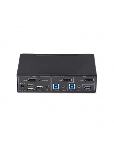 StarTech.com 2-Port DisplayPort KVM Switch, 4K 60Hz, DP 1.2, EDID Mana