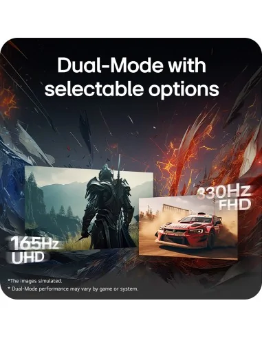 LG UltraGear OLED GX8 32GX850A-B 4K UHD Dual-Mode: 165Hz -330Hz gaming