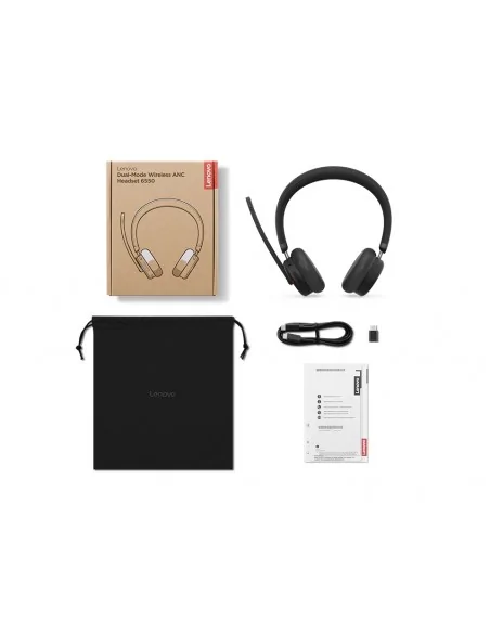 Lenovo 6550 Headset Wireless Head-band Office/Call center USB Type-C