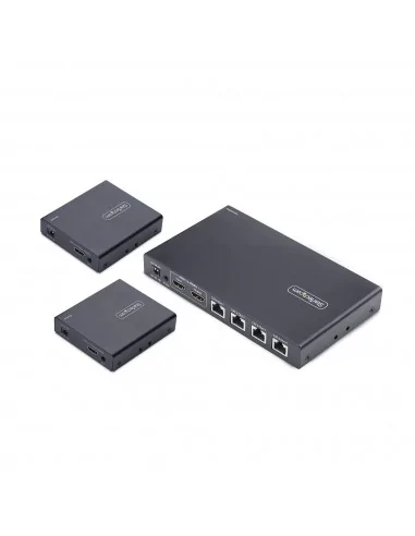 StarTech.com 4-Port HDMI Extender and Splitter Over CAT6, 4K 60Hz, Up 