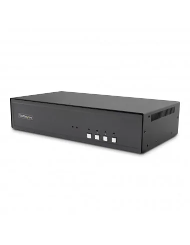 StarTech.com Secure 4-Port Dual-Monitor KVM Switch, HDMI or DisplayPor