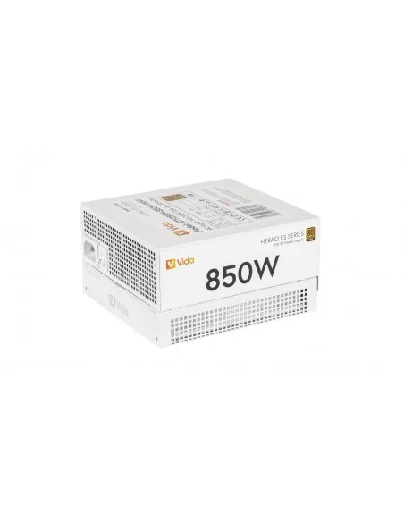 VIDA 850W Heracles White ATX 3.1 Gaming PSU, 80+ Bronze, 140mm