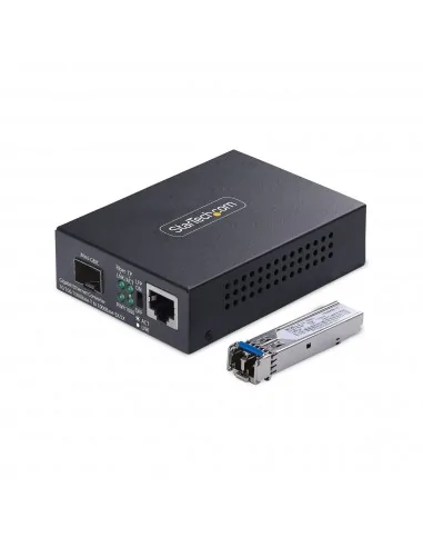 StarTech.com Single-Mode (SM) LC Fiber Media Converter for 10/100/1000
