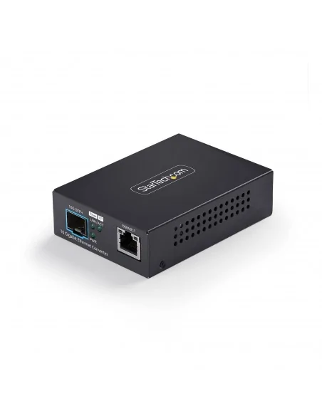 StarTech.com 10GbE Open SFP+ Fiber Media Converter, Standalone 10 Giga