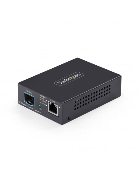 StarTech.com 10GbE Multi-Gigabit Open SFP+ Fiber Media Converter, Stan