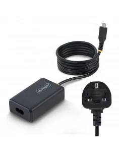 StarTech.com 65W USB-C Laptop Charger, 1.5m Tethered USB-C Cable