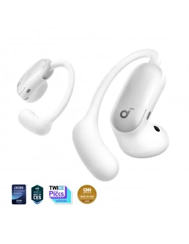 Soundcore AeroFit 2 Pro 2-in-1 Hybrid Earbuds, White