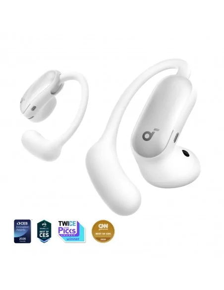 Soundcore AeroFit 2 Pro 2-in-1 Hybrid Earbuds, White