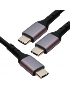Cables Direct 1.8M 1XUSB-C M 2XUSB-C M 140W - BLK