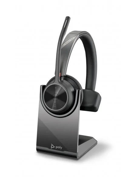 HP Poly Voyager 4310 USB-C Headset +BT700 dongle +Charging Stand