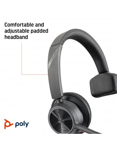 HP Poly Voyager 4310 Microsoft Teams Certified USB-A Headset +BT700