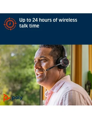 HP Poly Voyager 4310 Microsoft Teams Certified USB-A Headset +BT700