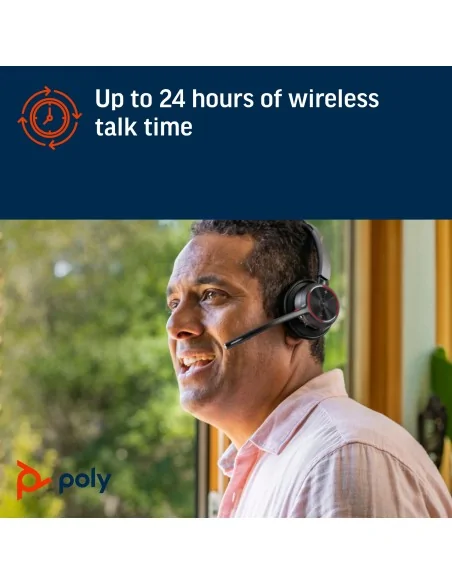 HP Poly Voyager 4310 Microsoft Teams Certified USB-A Headset +BT700