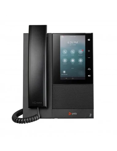 HP Poly CCX 505 Business Media Phone with Open SIP and PoE-enabled