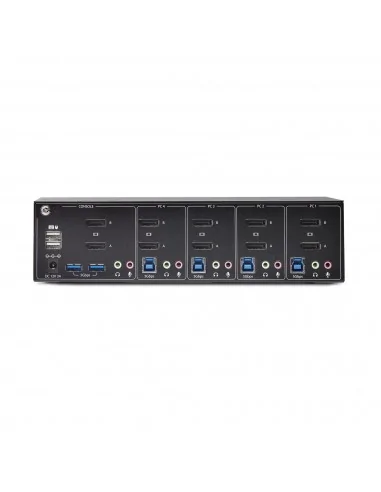 StarTech.com 4-Port Dual-Monitor DisplayPort KVM Switch, 4K 60Hz, 2x U
