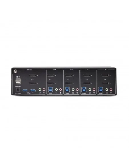 StarTech.com 4-Port Dual-Monitor DisplayPort KVM Switch, 4K 60Hz, 2x U