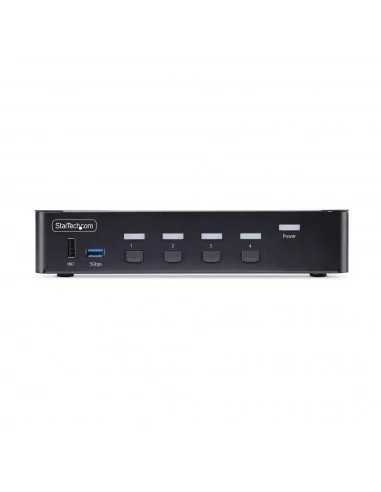 StarTech.com 4-Port DisplayPort KVM Switch, 8K 60Hz / 4K 144Hz, Single