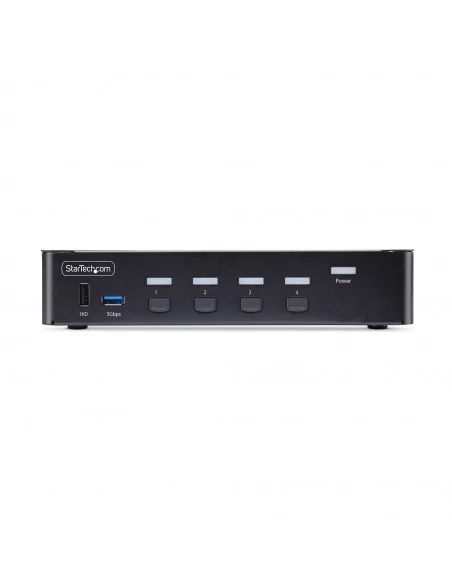 StarTech.com 4-Port DisplayPort KVM Switch, 8K 60Hz / 4K 144Hz, Single