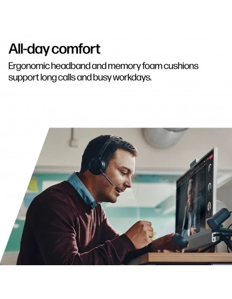 HP Poly HP Poly Voyager Focus 2 Headset +USB-C/A Adapter + Stand