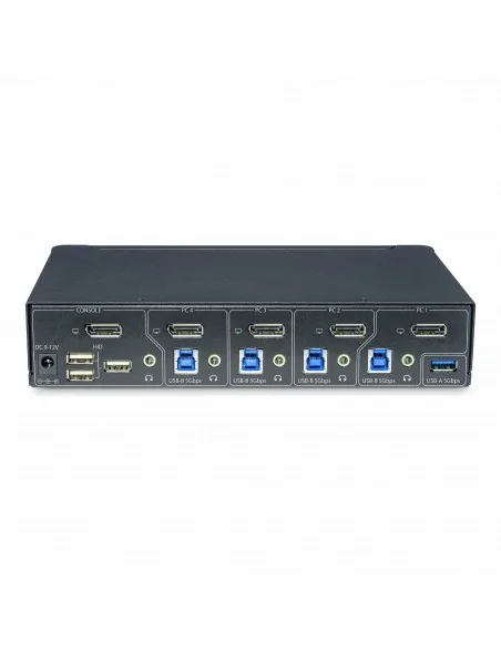 StarTech.com 4-Port DisplayPort KVM Switch, Single 4K 60Hz Monitor, 6x