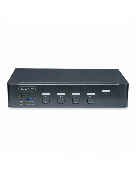 StarTech.com 4-Port DisplayPort KVM Switch, Single 4K 60Hz Monitor, 6x