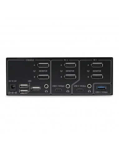 StarTech.com 2-Port Dual-Monitor DisplayPort KVM Switch, 8K 60Hz / 4K 