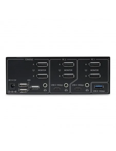 StarTech.com 2-Port Dual-Monitor DisplayPort KVM Switch, 8K 60Hz / 4K 