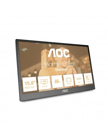 AOC 16T3EA portable TV/monitor Black 39.6 cm (15.6") 1920 x 1080