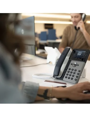 HP Poly Edge E350 IP Phone and PoE-enabled