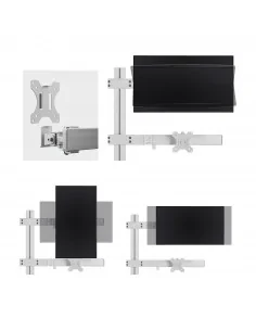 StarTech.com Six-Monitor Desk Mount with Crossbar, Up To 32-inch 2