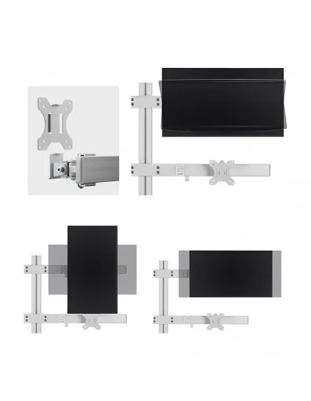 StarTech.com Six-Monitor Desk Mount with Crossbar, Up To 32-inch