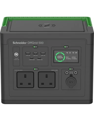 APC SE OffGrid Portable Power Station 500 - Li-Ion battery, LCD, 2x UK