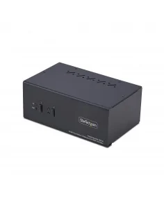 StarTech.com 2-Port Dual-Monitor DisplayPort and HDMI KVM Switch, 4K 6