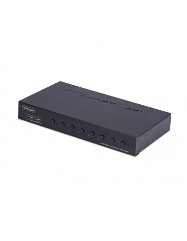 StarTech.com 8-Port DisplayPort KVM Switch with 1U Rack Mount Kit, 4K 