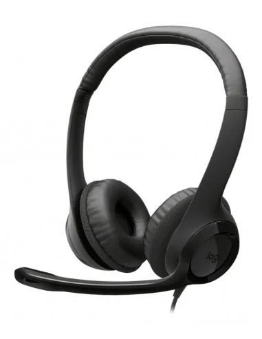 Logitech H390 Headset Wired Head-band Calls/Music USB Type-C Black