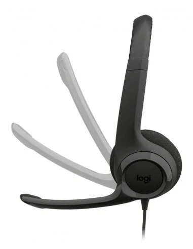Logitech H390 Headset Wired Head-band Calls/Music USB Type-C Black