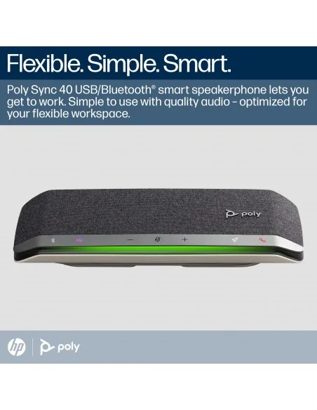 HP Poly Sync 40 Microsoft Teams Certified Speakerphone