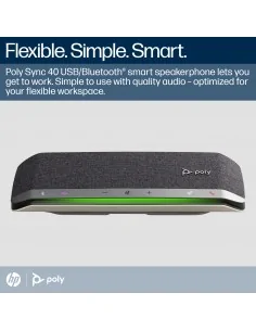 HP Poly Sync 40+ Microsoft Teams Certified USB-A USB-C Speakerphone