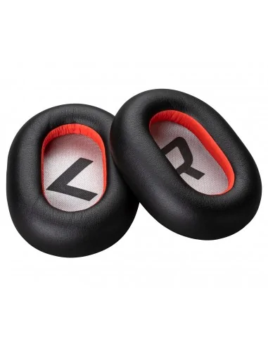 HP Poly Voyager 8200 Black Leatherette Ear Cushions (2 Pieces)