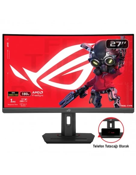 ASUS XG27WCS computer monitor 68.6 cm (27") 2560 x 1440 pixels Wide