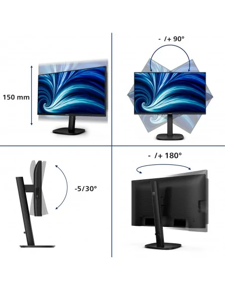 Philips 24B2U3601 computer monitor 60.5 cm (23.8") 2560 x 1440 pixels